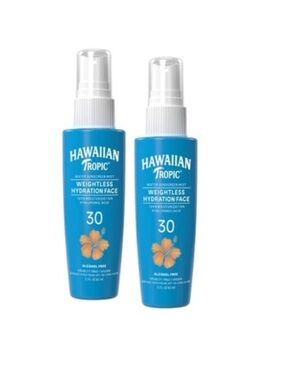 New Hawaiian Tropic Weightless Hydration Water Mist face & body SPF 30 (2)